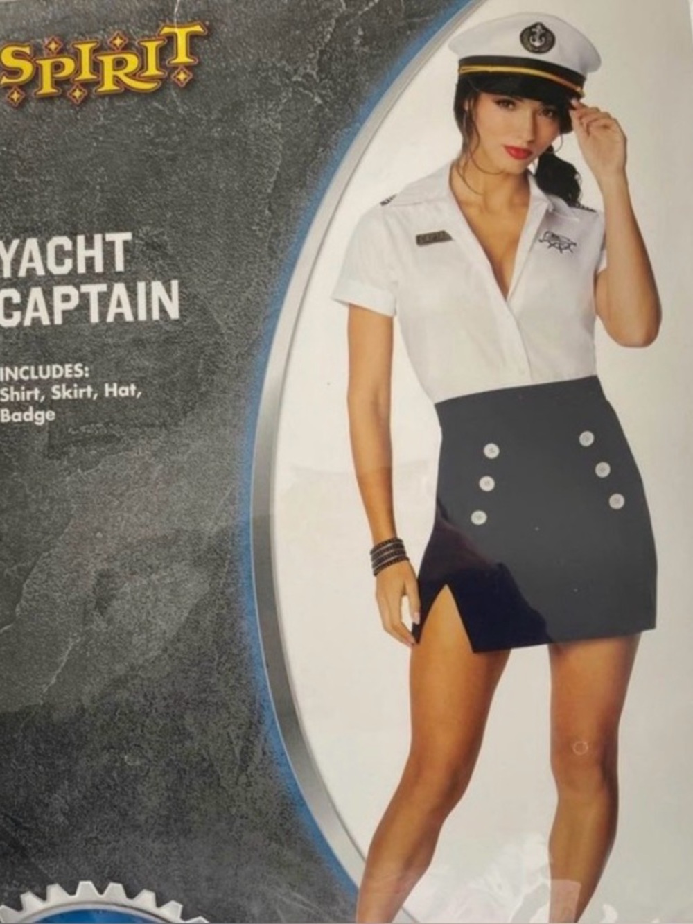 Spirit Halloween Yacht captain costume women’s small
